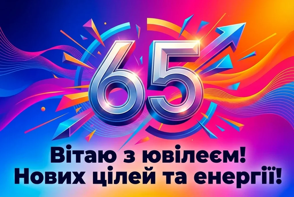 Побажання щастя, здоров'я та довголіття з юбілеєм